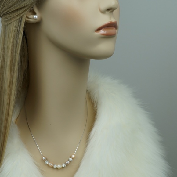 Genuine Freshwater Rice Pearl Necklace - Picture 8 of 13